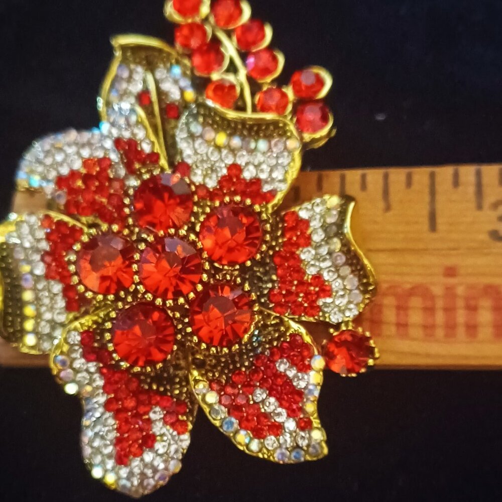 Gorgeous Red Brooch/Pendant ! - Picture 5 of 5
